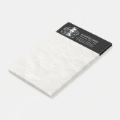 Post-it® Maquillage Artiste Coiffure Stylo moderne Noir Bla (Incliné)