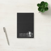 Post-it® Maquillage Artiste Coiffure Stylo moderne Noir Bla (Bureau)