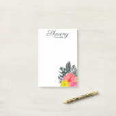 Post-it® Maquillage botanique tropical Artiste Salon Beauté (Sur un bureau)