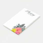 Post-it® Maquillage botanique tropical Artiste Salon Beauté (Incliné)