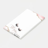 Post-it® Maquillage de la ceinture Eyebros yeux Lashes rose (Incliné)