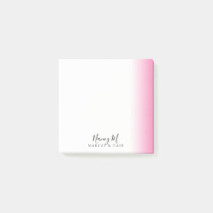 Post-it® Maquillage et cheveux blanc rose et gris