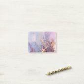 Post-it® Marbre aux doublures d'or (Sur un bureau)