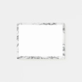 Post-it® Marbre blanc Sticky Notes Conception moderne du ca (Devant)
