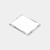 Post-it® Marbre blanc Sticky Notes Conception moderne du ca (Incliné)