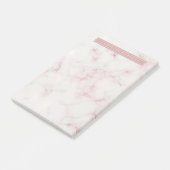 Post-it® Marbre doré rose moderne (Incliné)