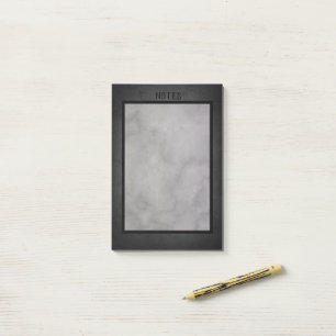 Post-it® Marbre moderne simple noir