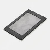 Post-it® Marbre moderne simple noir (Incliné)