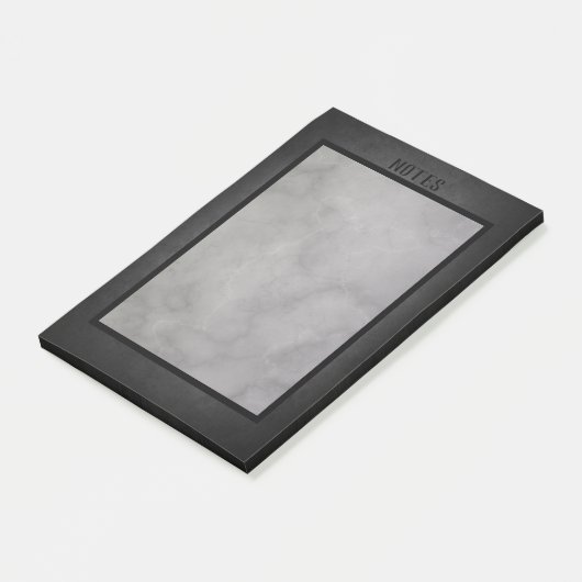 Post-it® Marbre moderne simple noir (Incliné)