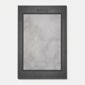 Post-it® Marbre moderne simple noir (Devant)