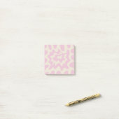 Post-it® Marbre rose Super Wavy Stripe Printemps moderne (Sur un bureau)