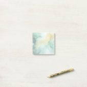 Post-it® Marbre Vert Or (Sur un bureau)