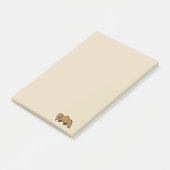 Post-it® Marche à main Brown Grizzly Ours (Incliné)