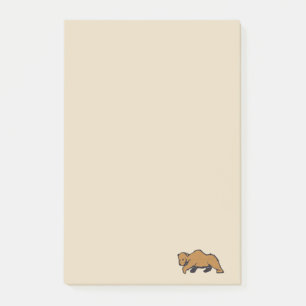 Post-it® Marche à main Brown Grizzly Ours