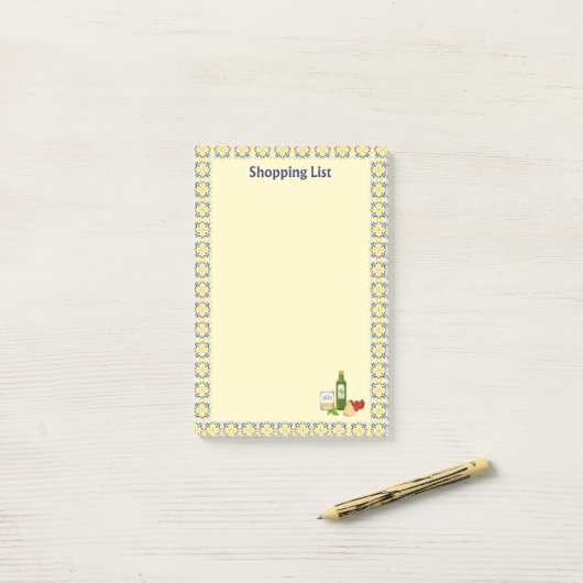 Post-it® Marché italien (Sur un bureau)