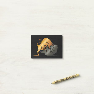 Post-it® Marchés Stocks Bull et Ours sur mesure