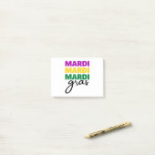 Post-it® Mardi Gras (Sur un bureau)
