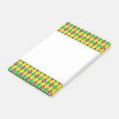 Post-it® Mardi Gras Carnaval Arlequin Gold Fleur de Lis (Incliné)