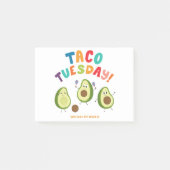 Post-it® Mardi Taco !Avocados (Devant)