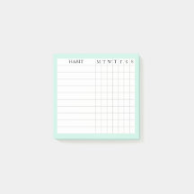 Margaret Collection Habit Tracker dans Mint