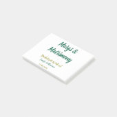 Post-it® Margs et matrimone ajouter nom date enterrement de (Incliné)