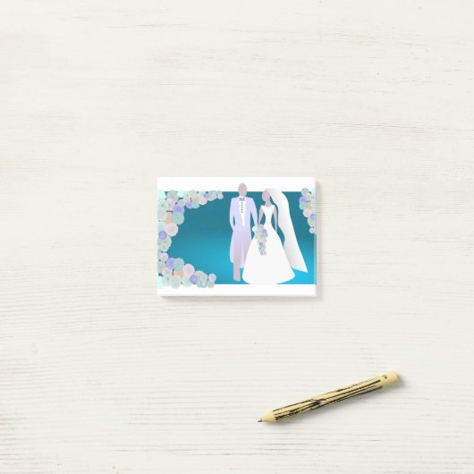 Post-it® Mariage (Sur un bureau)