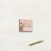 Post-it® Mariage campagnard de lait rustique (Sur un bureau)