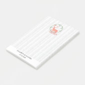 Post-it® Mariage d'aquarelle Russe Reindeer Boho (Incliné)