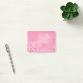 Post-it® Mariage Favor Merci Chalkboard Candy rose (Bureau)