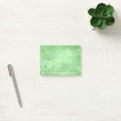 Post-it® Mariage Favor Merci Chalkboard Lemon Green (Bureau)