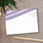 Post-it® Mariage Lavender et Gris