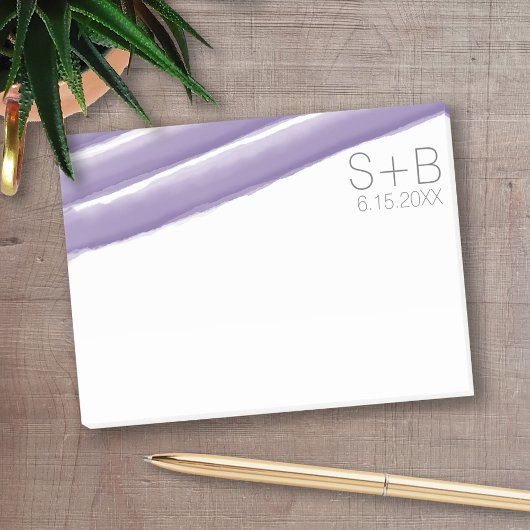 Post-it® Mariage Lavender et Gris