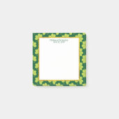 Post-it® Mariage Motif de Clover vert mignon (Devant)