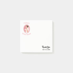 Post-it® Mariée dans un Voile avec Fête des mariées Bouquet