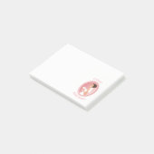 Post-it® Mariée dans une Fête des mariées de voile tenant d (Incliné)