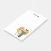 Post-it® mariée et mariée mariage mignonne personnalisée (Incliné)