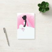 Post-it® Mariée Mme Right Pink mariée silhouette (Bureau)