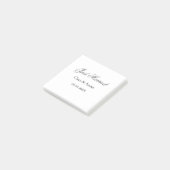 Post-it® Mariés add nom couple date année simulation de mar (Incliné)