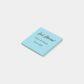 Post-it® Mariés add nom du couple date année simulation de (Incliné)