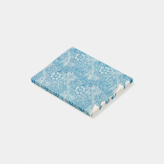 Post-it® Marigold bleu clair illustration par William Morri (Incliné)