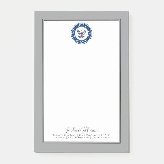 Post-it® Marine américaine | Navy Alt Emblem (Devant)