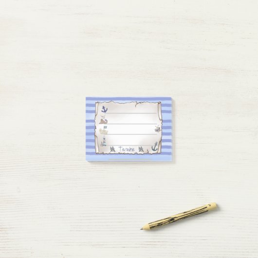Post-it® Maritim (Sur un bureau)