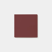 Post-it® Maroon brûlé (couleur solide) (Devant)