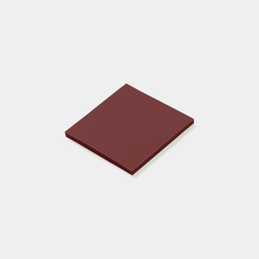 Post-it® Maroon brûlé (couleur solide) (Incliné)