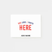 POST-IT® MARQUE BLANCHE MODERNE ET PERSONNALISABLE VÉRIFIÉE (Devant)