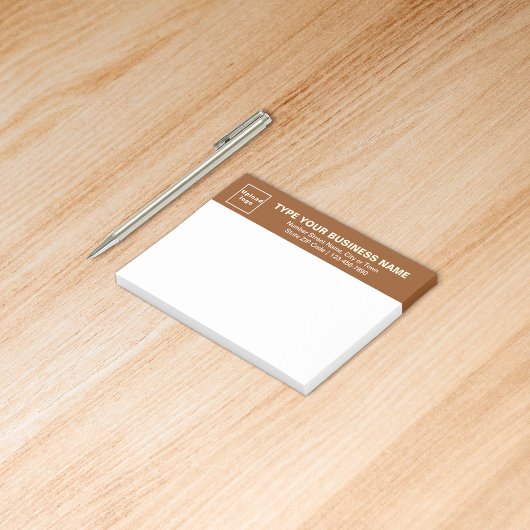 Post-it® Marque commerciale sur la rubrique Brown du rectan