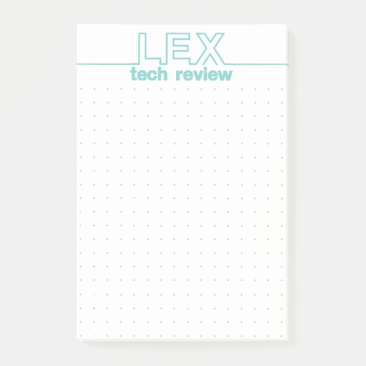 Post-it® Marque de LEX TECH REVIEW Company (Devant)
