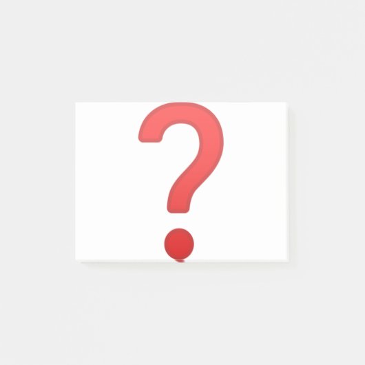 Post-it® Marque de question (Devant)