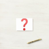 Post-it® Marque de question (Sur un bureau)