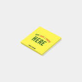 POST-IT® MARQUE VÉRIFIÉE JAUNE CLAIR ET MODERNE (Incliné)